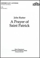 A Prayer of Saint Patrick SATB choral sheet music cover